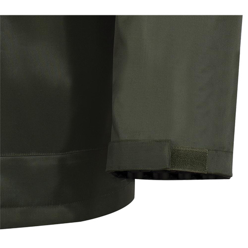 D8120J Nailhead Ripstop Tree Planter Hooded Jacket, Polyester/PVC, X-Small, Green Moffatt Supply & Specialties