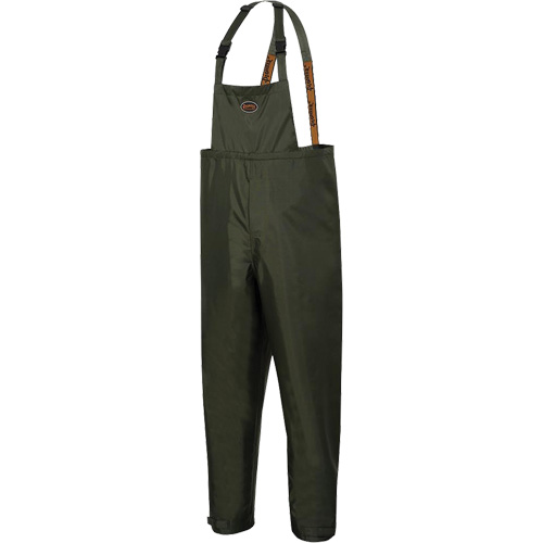 D8120P Nailhead Ripstop Tree Planter Bib Pants, X-Small, Polyester/PVC, Green Moffatt Supply & Specialties