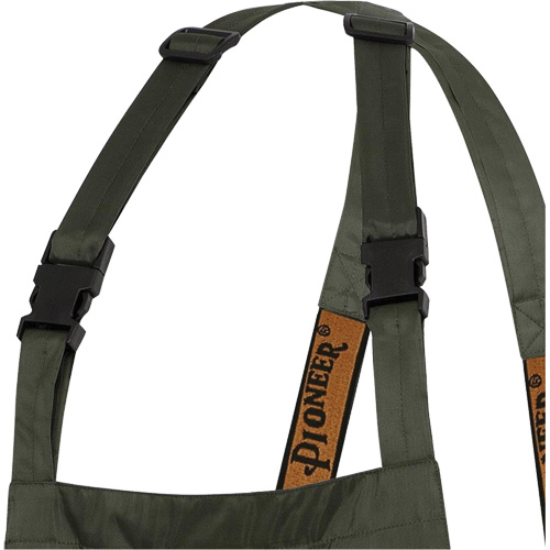 D8120P Nailhead Ripstop Tree Planter Bib Pants, X-Small, Polyester/PVC, Green Moffatt Supply & Specialties