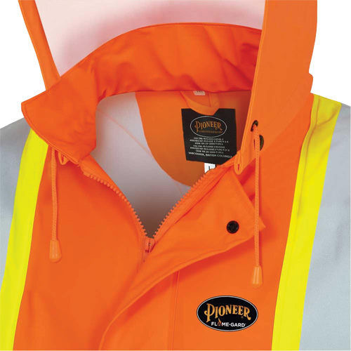 5892PKT Veste de s&eacute;curit&eacute; imperm&eacute;able &agrave; haute visibilit&eacute; ignifuge, T-petit, Orange haute visibilit&eacute; Moffatt Supply & Specialties