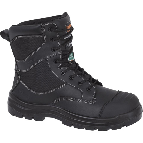 1050 Black Composite Safety Work Boots, Leather, Size 14, Impermeable Moffatt Supply & Specialties