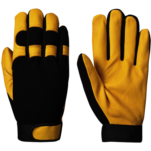 890 Mechanic's Style Ergonomic Gloves, Grain Goatskin Palm, Size Small Moffatt Supply & Specialties
