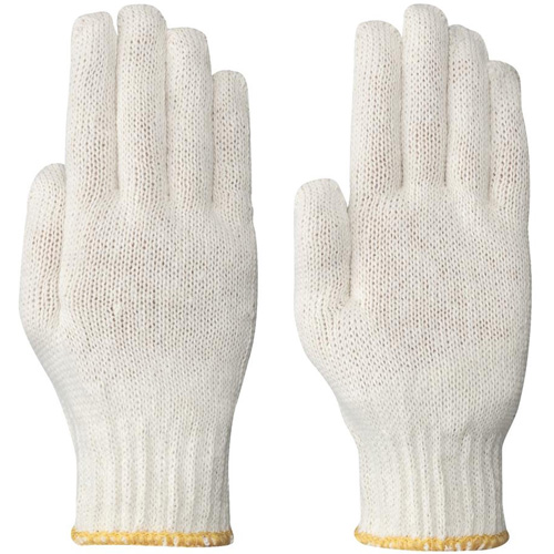 541 Knitted Liner Gloves, Poly/Cotton, Large Moffatt Supply & Specialties