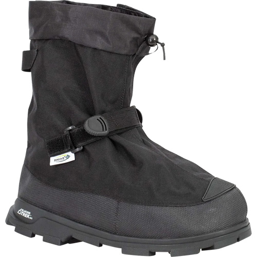 Couvre-chaussure &agrave; crampons avec talonni&egrave;re Voyager Glacier Trek, Nylon/Polyur&eacute;thane, Boucle, Convient &agrave; Hommes 5 - 6,5/Femmes 6 - 8 Moffatt Supply & Specialties