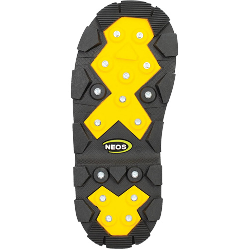 Couvre-chaussure &agrave; crampons avec talonni&egrave;re Voyager Glacier Trek, Nylon/Polyur&eacute;thane, Boucle, Convient &agrave; Hommes 5 - 6,5/Femmes 6 - 8 Moffatt Supply & Specialties