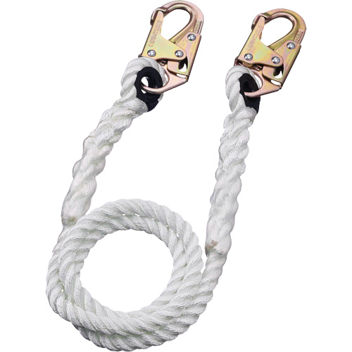 LAN-1222-6 Rope Restraint Lanyard, 1 Legs, 6', CSA Class A Moffatt Supply & Specialties