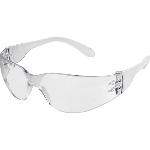 X300 Safety Glasses, Clear Lens, Anti-Scratch, ANSI Z87+/Meets/Exceeds CSA Z94.3 Moffatt Supply & Specialties