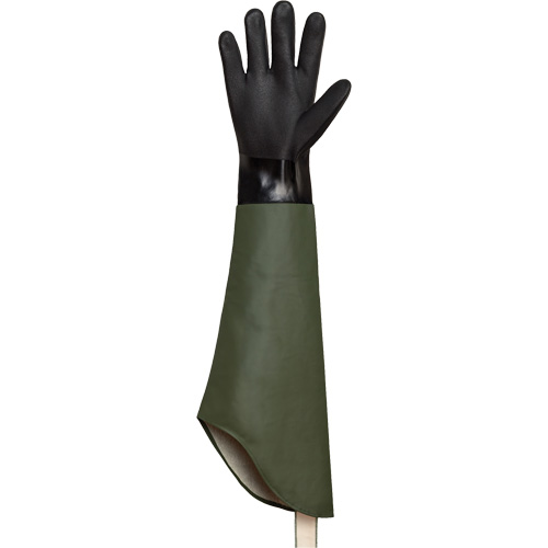Gants r&eacute;sistants aux produits chimiques Chemstop, PVC, Doublure en Ouat&eacute;e Moffatt Supply & Specialties