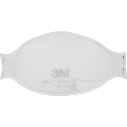 Appareil de protection respiratoire contre les particules pour soins de sant&eacute; et masque chirurgical 1870+ Aura, N95, Certifi&eacute; NIOSH/Homologu&eacute; FDA Moffatt Supply & Specialties