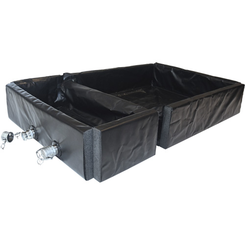 Berme Ultra-Track Berm, Capacit&eacute; 144 gal. US, 4' la x 6' lo x 12" h, Paroi en mousse Moffatt Supply & Specialties