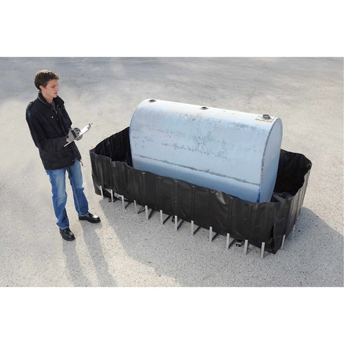 Conteneur flexible pour r&eacute;servoir de carburant avec drain Ultra-550 Containment Sump, 102" lo x 72" la, 650 gal. US Capacit&eacute; Moffatt Supply & Specialties
