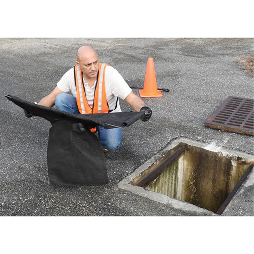 Square Ultra-Drain Guard&reg; Catch Basin Insert with Overflow Port, Oil & Sediment, 16" - 28" L x 20" - 36" W Moffatt Supply & Specialties