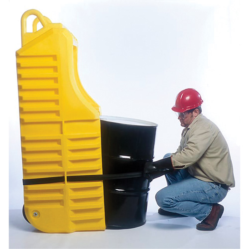 Chariot pour baril, 26,5'' lo x 26,5'' la x 5'' h, Cap. de d&eacute;versement 800 gal. US Moffatt Supply & Specialties