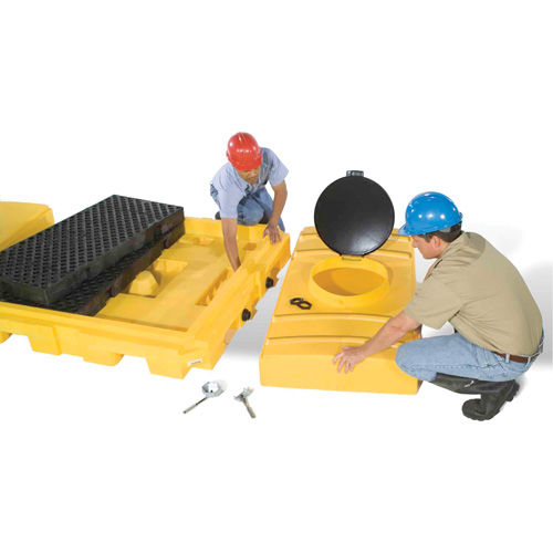R&eacute;servoir dexpansion pour Ultra-Modular IBC Spill Pallets Moffatt Supply & Specialties