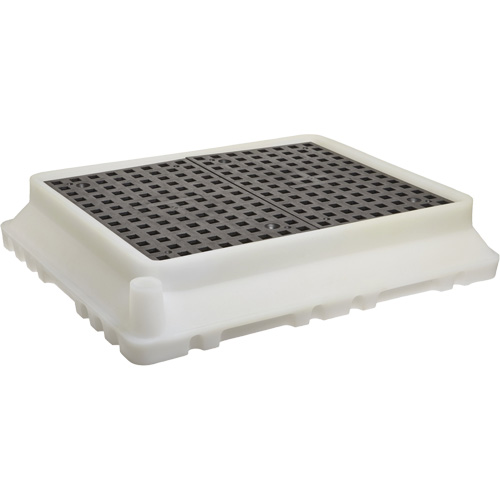 P4 Ultra-Spill Tray, 17" lo x 21" la x 4" h, Cap. de d&eacute;versement 2,9 gal. US Moffatt Supply & Specialties