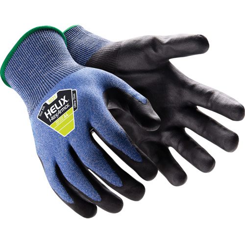 Gants r&eacute;sistants aux coupures Helix 3025, Taille 6/T-petit, Calibre 21, Rev&ecirc;tement Mousse de nitrile, Enveloppe en PEHP, ASTM ANSI niveau A4 Moffatt Supply & Specialties