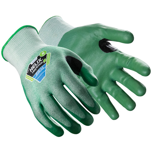 Gants r&eacute;sistants aux coupures Helix 3050, Taille 5/2T-petit, Calibre 18, Rev&ecirc;tement Nitrile, Enveloppe en Polyester/Fibre de verre/PEHP, ASTM ANSI niveau A6 Moffatt Supply & Specialties