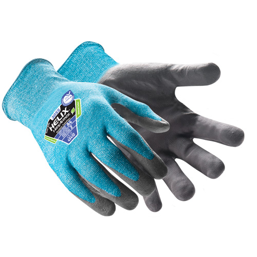 Gants r&eacute;sistants aux coupures Helix 3055 Bamboo TwinFlex, Taille 5/2T-petit, Calibre 18, Rev&ecirc;tement Nitrile, Enveloppe en PEHP/Polyamide, ASTM ANSI niveau A4 Moffatt Supply & Specialties