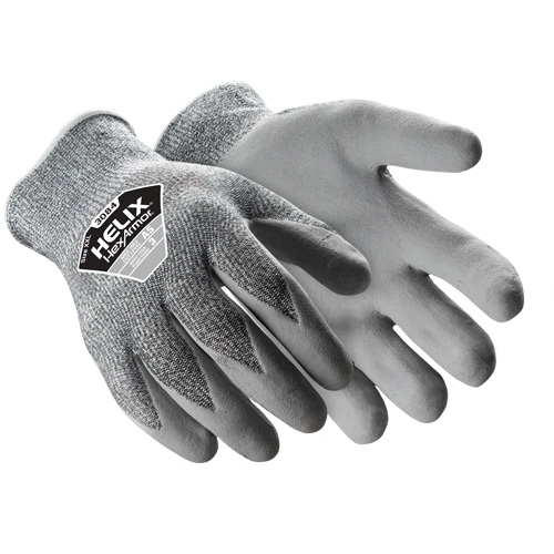 Gants r&eacute;sistants aux coupures Helix 3084, Taille Petit/7, Calibre 13, Rev&ecirc;tement Silicone, Enveloppe en PEHP, ASTM ANSI niveau A5 Moffatt Supply & Specialties