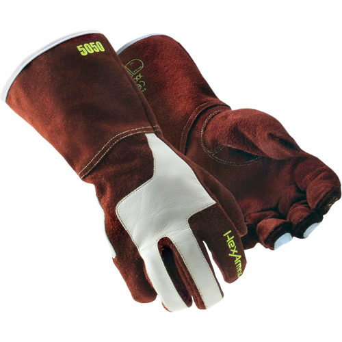 HeatArmor&reg; 5050 Welding Gloves, Split Cowhide, Size Small/7 Moffatt Supply & Specialties