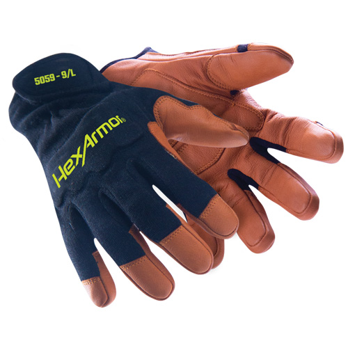 HeatArmor&reg; 5059 Welding Gloves, Grain Goatskin, Size Small/7 Moffatt Supply & Specialties