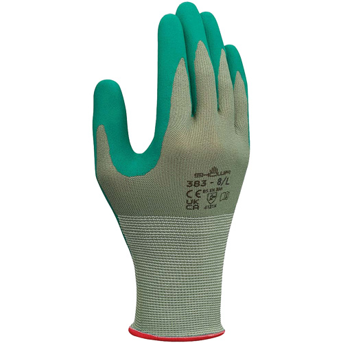 383 Biodegradable Working Gloves, 6/Small, Nitrile Coating, 13 Gauge, Polyester Shell Moffatt Supply & Specialties