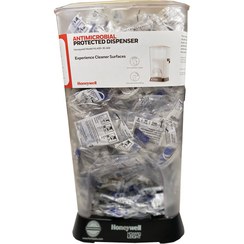 HL400 AM Corded Earplug Dispenser with AS-30W Earplugs Canister Moffatt Supply & Specialties