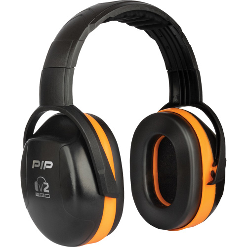 Dynamic V2 Passive Ear Muffs, Headband, 25 NRR dB Moffatt Supply & Specialties