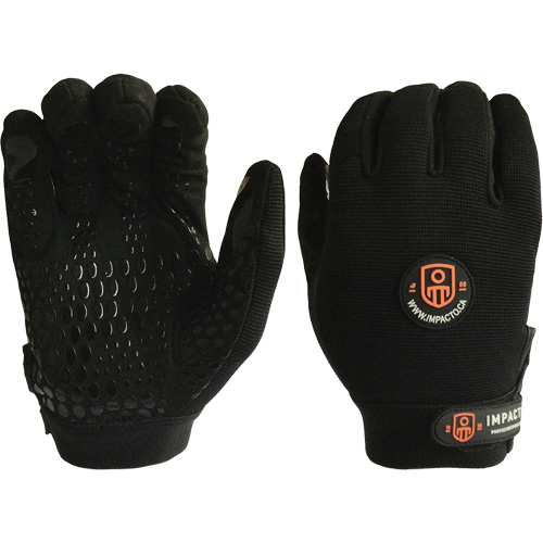 Gants de m&eacute;canicien anti-chocs, 7/Petit, Paume en Synth&eacute;tique/Su&egrave;de, Poignet &eacute;lastique/Boucle et crochet Moffatt Supply & Specialties