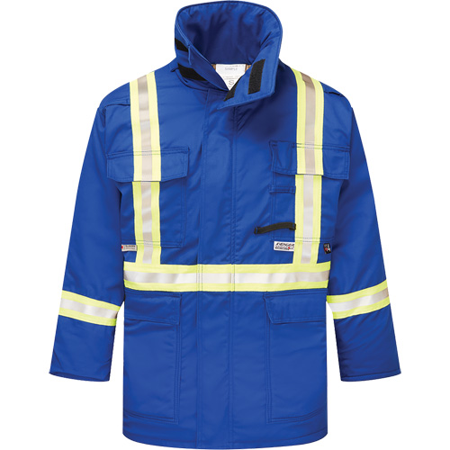 Avenger 9 oz. Flame Resistant Insulated Parka, 2X-Large, Royal Blue Moffatt Supply & Specialties