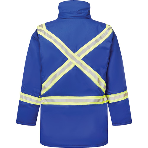 Avenger 9 oz. Flame Resistant Insulated Parka, 2X-Large, Royal Blue Moffatt Supply & Specialties