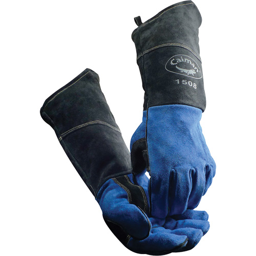 Gants de soudeur Caiman, Cuir de vache refendu, Taille Grand Moffatt Supply & Specialties