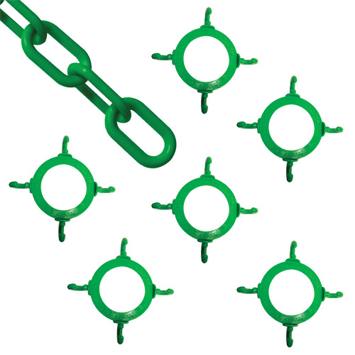 Ensemble de connecteurs de chaîne pour c&ocirc;nes, Vert Moffatt Supply & Specialties