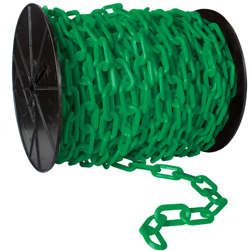 Chaîne de s&eacute;curit&eacute; en plastique robuste, Jaune Moffatt Supply & Specialties