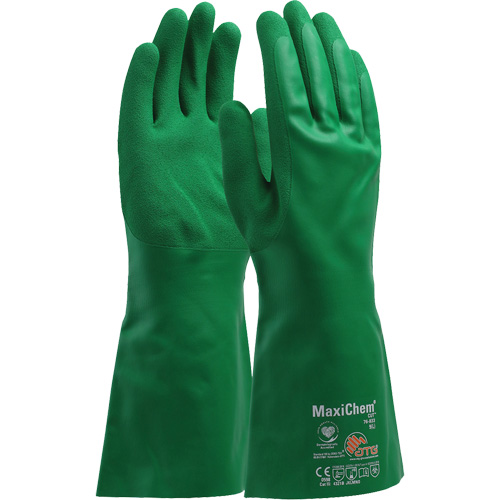 Gants r&eacute;sistants aux produits chimiques ATG MaxiChem Cut, Taille Petit, 14" lo, Nitrile Moffatt Supply & Specialties