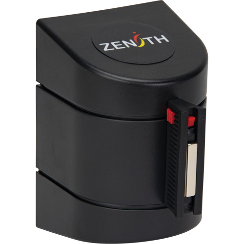 Barri&egrave;re murale magn&eacute;tique avec bande magn&eacute;tique, Plastique, Fixation magn&eacute;tique, 15', Ruban Noir et jaune Moffatt Supply & Specialties