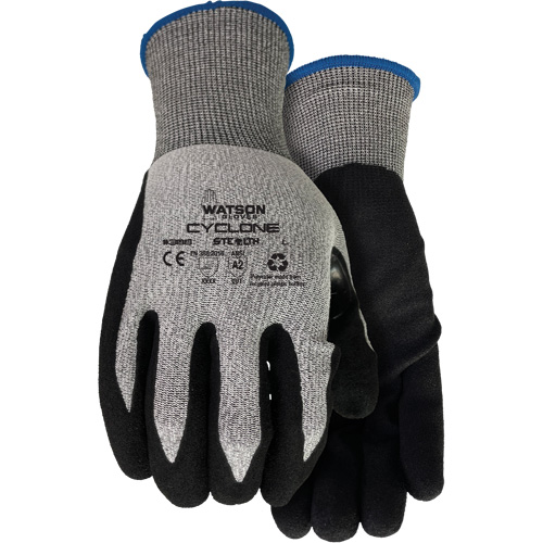 388 Stealth Cyclone Cut Resistant Gloves, Size X-Small, 18 Gauge, Nitrile Coated, HPPE/Polyester Shell, ASTM ANSI Level A2/EN 388 Level 3 Moffatt Supply & Specialties