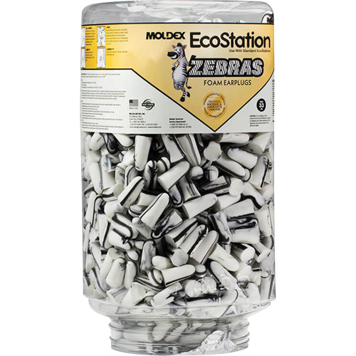 Zebras Disposable Earplugs Refill for EcoStation&reg;  Earplug Dispenser, Bulk - Canister Moffatt Supply & Specialties