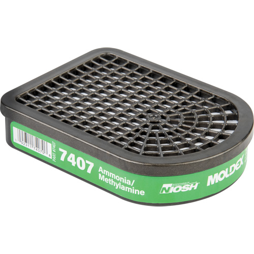 Cartouche pour respirateur semi-rectangulaire, Cartouche gaz/vapeur, Ammoniac/M&eacute;thylamine Moffatt Supply & Specialties