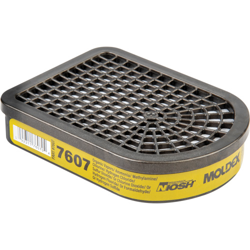 Semi-Rectangular Respirator Cartridge, Gas/Vapour Cartridge, Multi-Gas/Vapour Moffatt Supply & Specialties