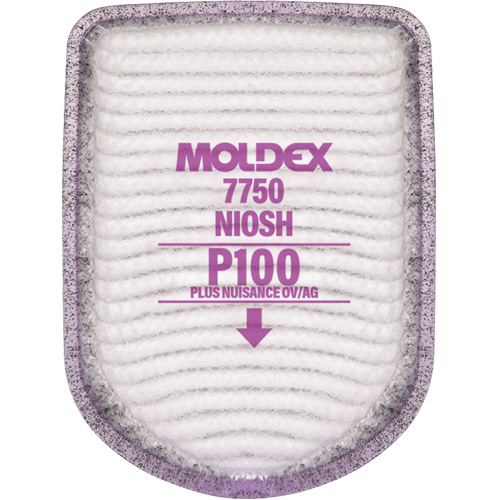 Semi-Rectangular Respirator Filter, Particulate Filter with Nuisance Vapour Relief, Organic Vapour/Acid Gas/P100 Moffatt Supply & Specialties