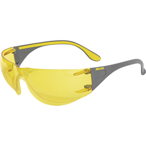 Adapt Safety Glasses, Amber Lens, Anti-Fog/Anti-Scratch, ANSI Z87+/Meets/Exceeds CSA Z94.3 Moffatt Supply & Specialties