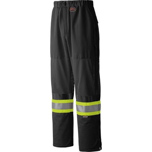 6003BKP Traffic Safety Pants, Polyester, Small, Black Moffatt Supply & Specialties