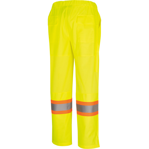 5999PW Women's  Traffic Safety Pants, Polyester, X-Small, High Visibility Lime-Yellow Moffatt Supply & Specialties