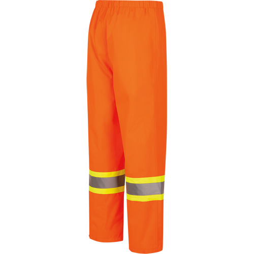 5627W Pantalon &agrave; bavette imperm&eacute;able pour femmes, Polyester/Polyur&eacute;thane, T-petit, Orange haute visibilit&eacute; Moffatt Supply & Specialties