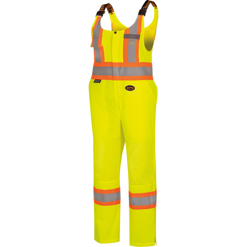 6000W Combinaison de s&eacute;curit&eacute; routi&egrave;re haute visibilit&eacute; pour femmes, Polyester, T-petit, Jaune lime haute visibilit&eacute; Moffatt Supply & Specialties