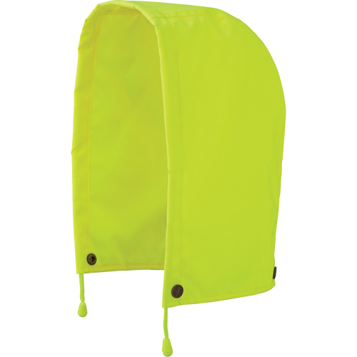 5401H Capuchon pour manteau de s&eacute;curit&eacute; imperm&eacute;able haute visibilit&eacute; ind&eacute;chirable en 300D trilob&eacute;, Jaune lime haute visibilit&eacute;, Polyester Moffatt Supply & Specialties
