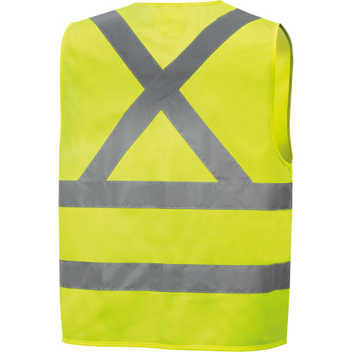 6886 High-Visibility Tricot Safety Vest, High Visibility Lime-Yellow, Small, Polyester Moffatt Supply & Specialties