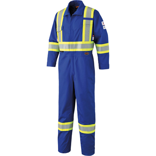7704T FR-Tech&reg; Arc-Rated Coverall, Size 40 (Tall), Royal Blue, 10 cal/cm² Moffatt Supply & Specialties