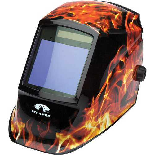 Leadhead&reg; Auto Darkening Welding Helmet, 3.8" L x 3.4" W View Area, 9 - 13 Shade Range Moffatt Supply & Specialties